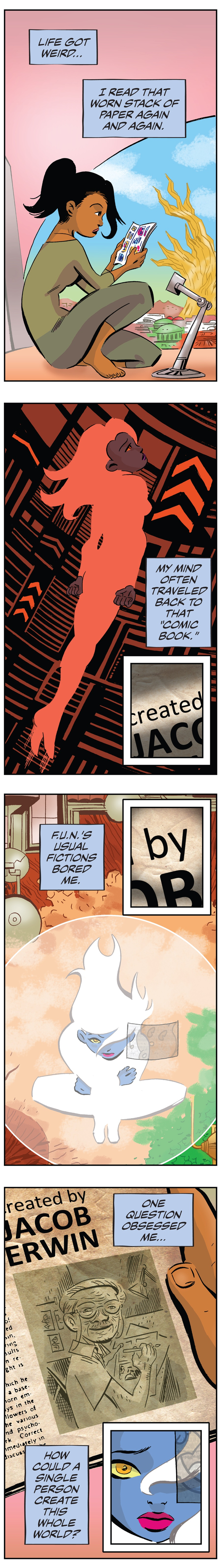 Illustration for article titled Stela exclusive: I.P.P. explores a future where all fiction is licensed